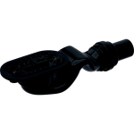 Geberit Sestra Sifon - douchebak sestra - waterslot - 30mm - PE - glans zwart SW730537