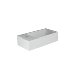 Royal Plaza Dee 2.0 lave-mains 36x18 cm 1 trou de robinet à gauche sans trop-plein blanc SW68999
