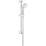 GROHE Tempesta 100 Ensemble barre de douche - 60cm - pomme de douche à main ronde - 2 types de jets - flexible de douche métallique - chrome SW762609
