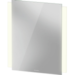 DuravitKetho 2spiegel met led verlichting verticaal60x70cmmet sensorschakelaar rechtsonderwit mat SW772188