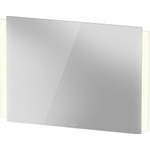 Duravit Ketho.2 Spiegel - met led verlichting verticaal - 100x70cm - met sensorschakelaar rechtsonder - mat wit SW772187