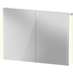 Duravit Ketho.2 Spiegelkast - met 2 deuren - met led verlichting - 100x70x15.7cm - met sensorschakelaar - wit SW773894