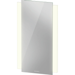 Duravit Ketho.2 Spiegel - met led verlichting verticaal - 40x70cm - met sensorschakelaar rechtsonder - mat wit SW772636