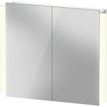 Duravit Ketho.2 Spiegelkast - met 2 deuren - met led verlichting en wastafelverlichting - 80x70x15.7cm - met sensorschakelaar - wit SW773901