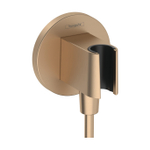 Hansgrohe Fixfit support de douchette mural incl. coude de raccordement Brushed Bronze SW773885