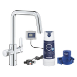 Grohe Blue Pure Eurosmart Starterkit - U-uitloop - S-Size - met filter - chroom SW862689