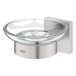 Grohe Start Cube Zeepschaal - met houder - wandmontage - Supersteel (RVS) SW878334