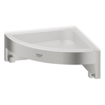 GROHE Start Cube Receveur de douche - 16x16x6cm - modèle d'angle - montage mural - supersteel SW878178