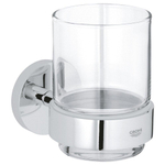 GROHE Start Bekerhouder - 9.9x10.6cm - met glas - chroom SW878157