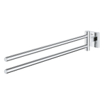 Grohe Start Cube porte-serviettes 2 membres 43.8cm rotatif chrome SW878338