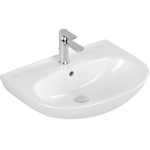 Villeroy & Boch O.novo Wastafel - 60x46x18cm - glans wit Alpin (wit) - met overloop SW878452