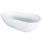 Royal Plaza Kolor Vico baignoire îlot 170x78cm avec bonde blanc mat SW862480