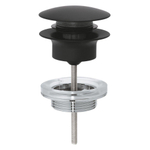 Grohe garniture de vidage push-up phantom black SW901517