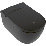 Villeroy & Boch Viclean douche wc - 60cm - spoelrandloos pure CeramicPlus - mat zwart SW917938