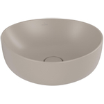 Villeroy & Boch Antao Vasque à poser - 40 x 39,5 x 14,6 cm - Almond CeramicPlus - sans trop-plein SW925796