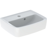 Geberit Bastia Fontein Square - 40x31cm - kraangat - overloop - glans wit SW878670