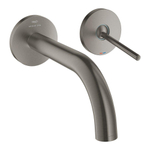 Grohe Atrio S-size 2-gats wastafelmengkraan 180mm graphite geb SW930464