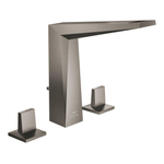 Grohe Allure brilliant 3-gats wastafelkraan hoog hard graphite geborsteld SW930330