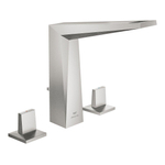 Grohe Allure Brilliant Mitigeur lavabo - 3 trous - rehaussé - avec bonde - supersteel SW930244