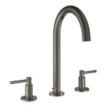 Grohe Atrio M-size 3-gats wastafelkraan hard graphite geb. SW930423