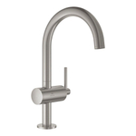 Grohe Atrio Mitigeur lavabo - L size - push open - Supersteel SW930551