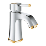 Grohe Grandera Mitigeur lavabo corps lisse chrome/or SW930446