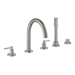 Grohe Atrio Mitigeur baignoire sur gorge - 5 trous - Supersteel SW930180