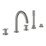 Grohe Atrio 5-gats badrandcombinatie kruisgrepen supersteel SW930386