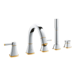 Grohe Grandera 5-gats badrandcombinatie chroom/goud SW930213