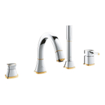 Grohe Grandera 4-gats badrandcombinatie chroom/goud SW930102