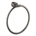 Grohe Atrio Anneau porte-serviette - Hard graphite brossé (anthracite) SW930508