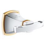 GROHE Grandera crochet de serviette - double - chrome/or en SW930300