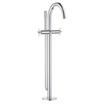 Grohe Atrio Mitigeur baignoire sur pied - poignées croix - Chrome SW930421