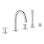 Grohe Atrio 5-gats badrandcombinatie kruisgrepen chroom SW930453