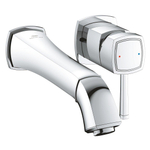 Grohe Grandera 2-gats wastafelmengkraan wand 234mm chroom SW930462