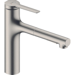Hansgrohe Zesis Mitigeur de cuisine 160 2jet sbox finition acier inoxydable SW918761