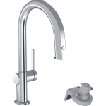 Hansgrohe Aqittura M91 Filter systeem - 210 uittrekbare uitloop - 1jet - sbox - hoogglans chroom SW918503
