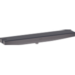 Hansgrohe RainFinity Muuraansluiting Porter - 500 met douchehouder - planchet L - geborsteld zwart SW918150