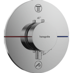 Hansgrohe ShowerSelect Comfort S afwerkset voor inbouwthermostaat voor 2 systemen chroom SW917989