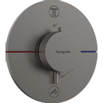 Hansgrohe Showerselect comfort s Thermostaat - inbouw - voor 2 functies - met geïntergreerde zekerheidscombinatie volgens EN1717 - zwart chroom SW918060