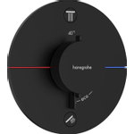 HansGrohe ShowerSelect Comfort S Thermostat à encastrer pour 2 systèmes avec combinaison de sécurité intégrée selon EN1717 SW917949
