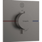 Hansgrohe ShowerSelect Comfort E Thermostaat - inbouw - 1 functie - zwart chroom SW918059