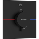 Hansgrohe Showerselect Comfort E Thermostat encastré pour 1 fonction mat noir SW917882