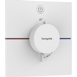 Hansgrohe ShowerSelect Comfort E Thermostat - encastré - 1 fonction - blanc mat SW918067