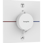 Hansgrohe ShowerSelect Comfort E Inbouw - thermostaat 2F geïntegreerde zheidscom.EN1717 - mat wit SW918035
