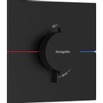 Hansgrohe ShowerSelect Comfort E Mitigeur thermostatique - encastré - noir mat SW918001