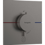 Hansgrohe ShowerSelect Comfort E Thermostaat - inbouw - 1 functie - extra uitgang - zwart chroom SW918008