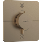 Hansgrohe Showerselect Comfort Q thermostaat inbouw voor 2 functies brushed bronze SW918004