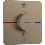 HansGrohe ShowerSelect Comfort Q Thermostat pour installation encastrée pour 2 systèmes avec combinaison de sécurité intégrée selon EN1717 SW918004