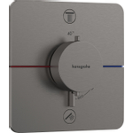 HansGrohe ShowerSelect Comfort Q Thermostat pour installation encastrée pour 2 systèmes avec combinaison de sécurité intégrée selon EN1717 SW918073